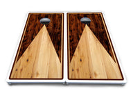 Wooden Triangle Cornhole Boards - All Weather Series