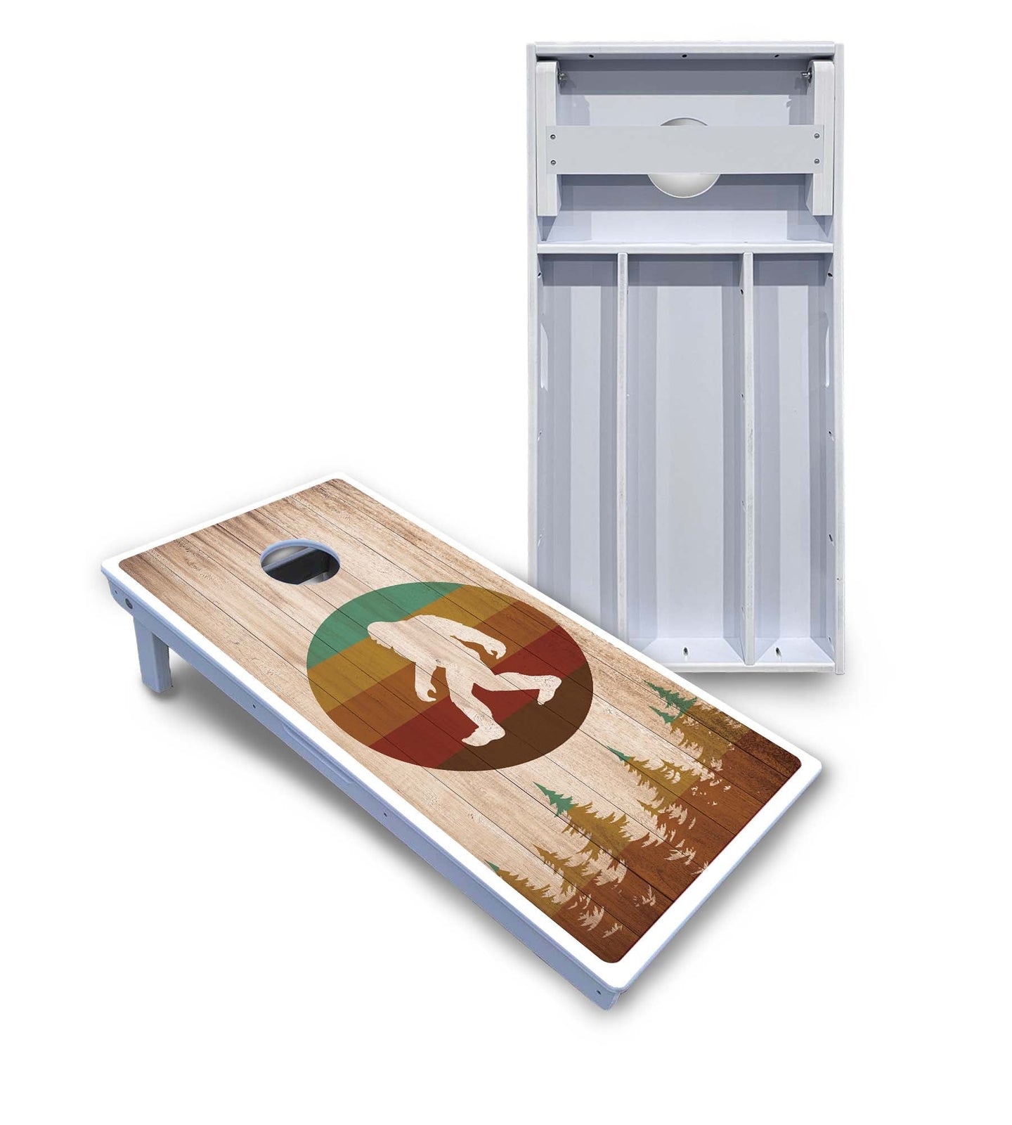 Bigfoot Circle Cornhole Boards - All Weather Series
