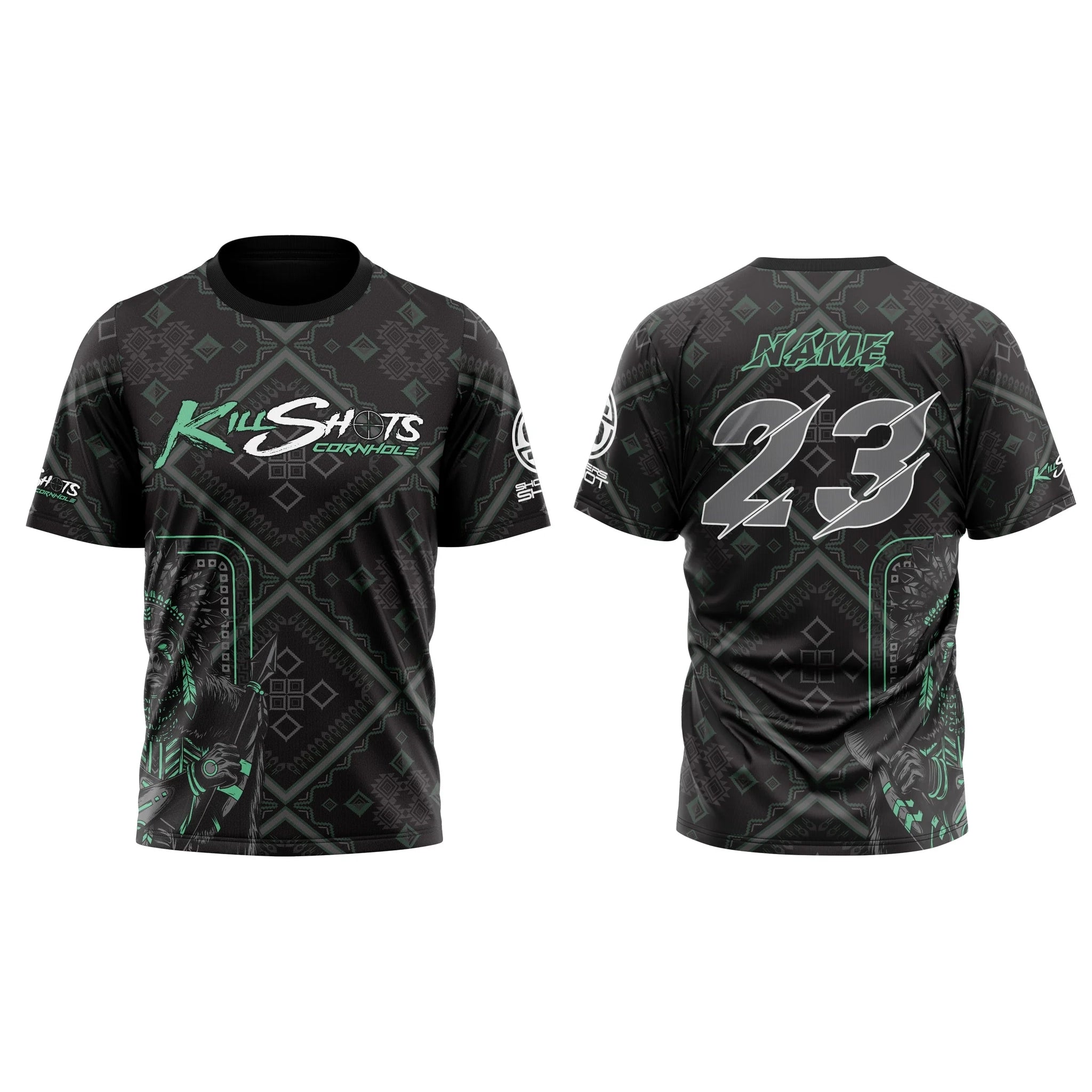 Killshots Cornhole Sublimated Premium Sports Jersey - "Native"