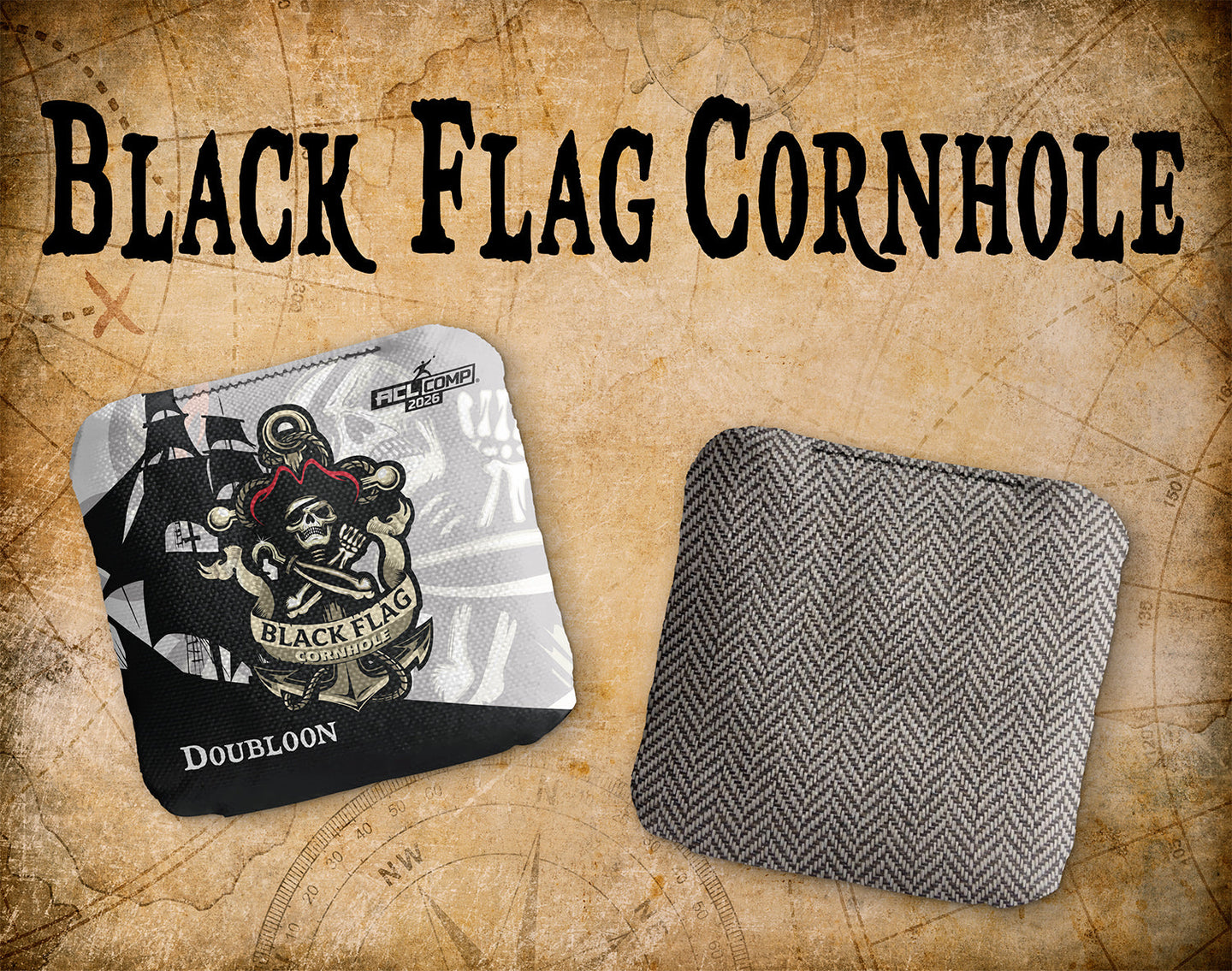 Black Flag Cornhole Doubloon - ACL Comp 2026