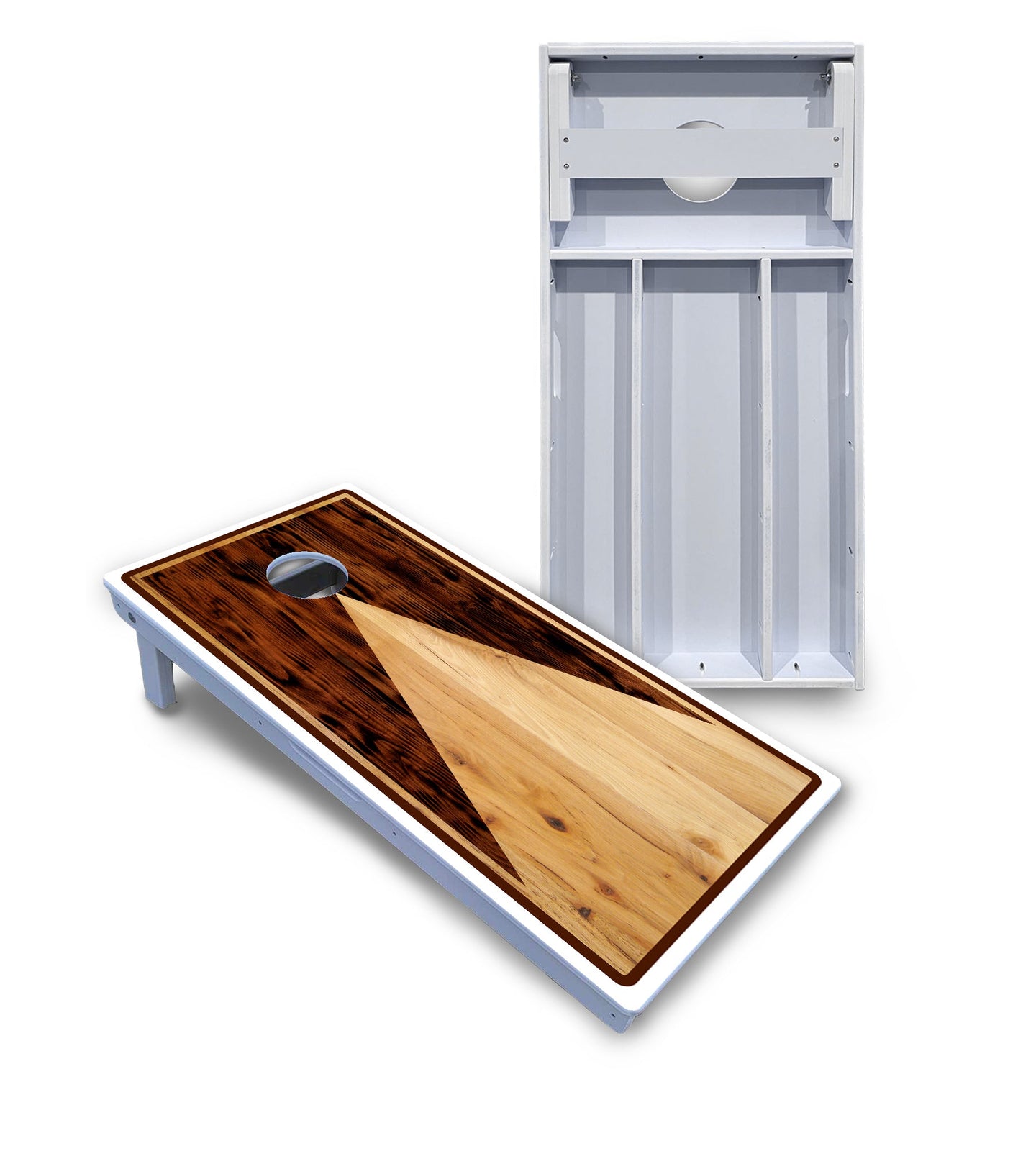 Wooden Triangle Cornhole Boards - All Weather Series