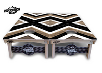 X Pattern Cornhole Boards - Pro Solution Lite Series