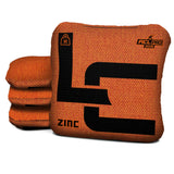 Logic Cornhole - LC - Orange - ZINC - ACL PRO 2026 BAGS - Custom Name Option- Set of 4 bags