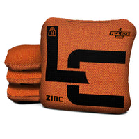 Logic Cornhole - LC - Orange - ZINC - ACL PRO 2026 BAGS - Custom Name Option- Set of 4 bags
