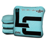 Logic Cornhole - LC - Aqua - ZINC - ACL PRO 2026 BAGS - Custom Name Option- Set of 4 bags