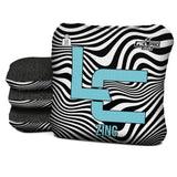 Logic Cornhole - ILLUSION - LC - AQUA BLUE - ACL PRO 2026 BAGS - MULTIPLE BAG SERIES - Set of 4 bags