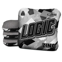 Logic Cornhole Angle Splat - Black White - ACL PRO 2026 BAGS - MULTIPLE BAG SERIES - Set of 4 bags