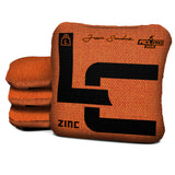 Logic Cornhole - LC - Orange - ZINC - ACL PRO 2026 BAGS - Custom Name Option- Set of 4 bags