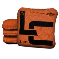 Logic Cornhole - LC - Orange - ZINC - ACL PRO 2026 BAGS - Custom Name Option- Set of 4 bags
