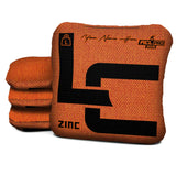Logic Cornhole - LC - Orange - ZINC - ACL PRO 2026 BAGS - Custom Name Option- Set of 4 bags