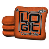 Logic Cornhole - Orange Carpet Black Logic - ZINC - ACL PRO 2026 BAGS - Set of 4 bags