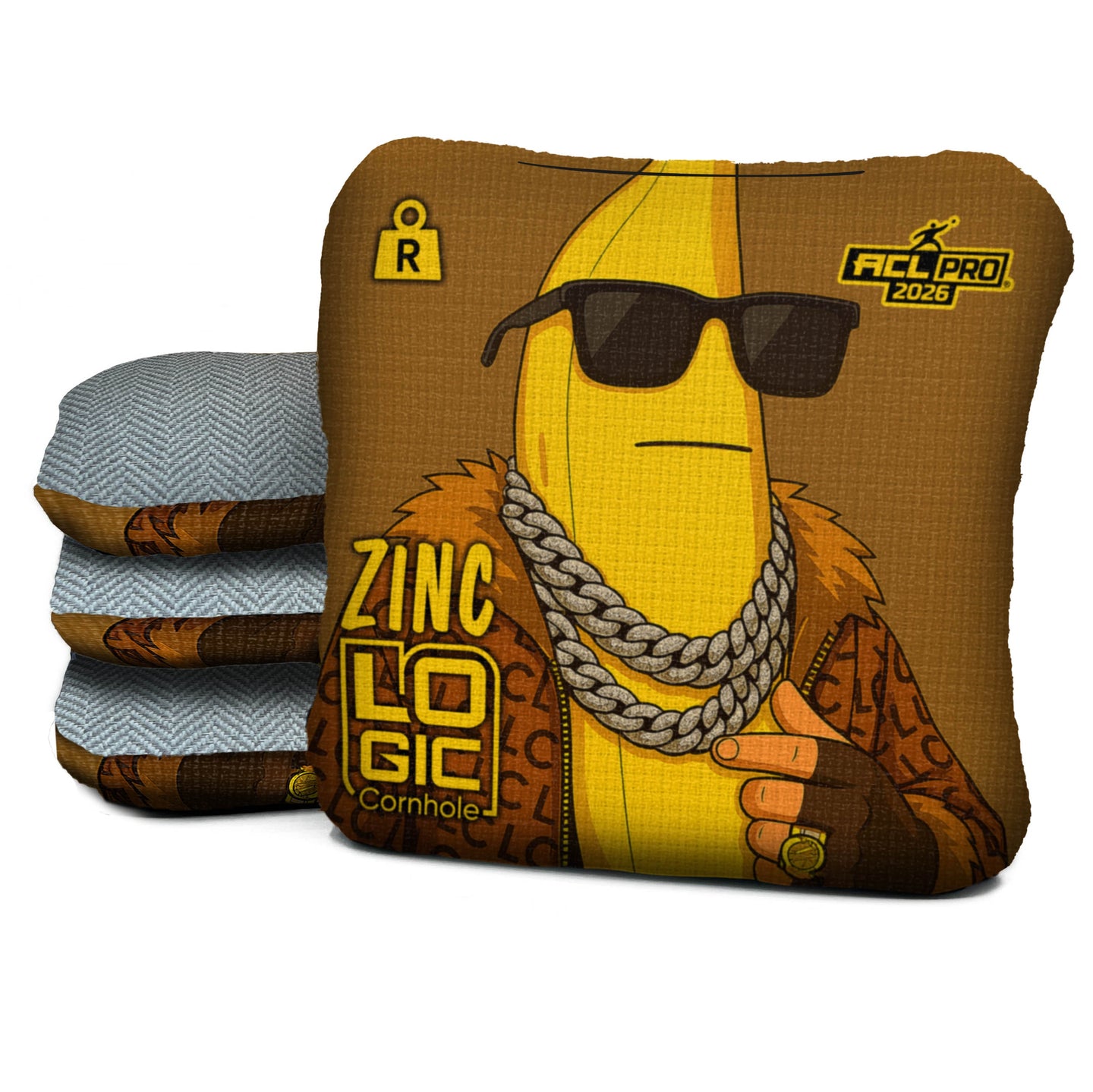 Logic Cornhole Banana Swag - ACL PRO 2026 BAGS - MULTIPLE BAG SERIES - Set of 4 bags