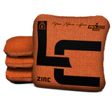 Logic Cornhole - LC - Orange - ZINC - ACL PRO 2026 BAGS - Custom Name Option- Set of 4 bags