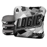 Logic Cornhole Angle Splat - Black White - ACL PRO 2026 BAGS - MULTIPLE BAG SERIES - Set of 4 bags