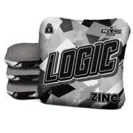 Logic Cornhole Angle Splat - Black White - ACL PRO 2026 BAGS - MULTIPLE BAG SERIES - Set of 4 bags
