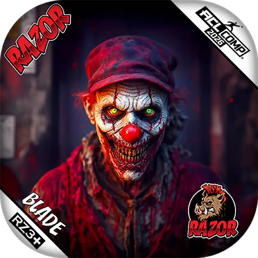 Razor Cornhole Bags | Blade | Zombie Clown