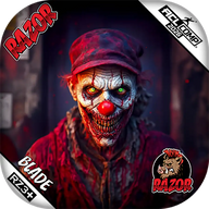 Razor Cornhole Bags | Blade | Zombie Clown