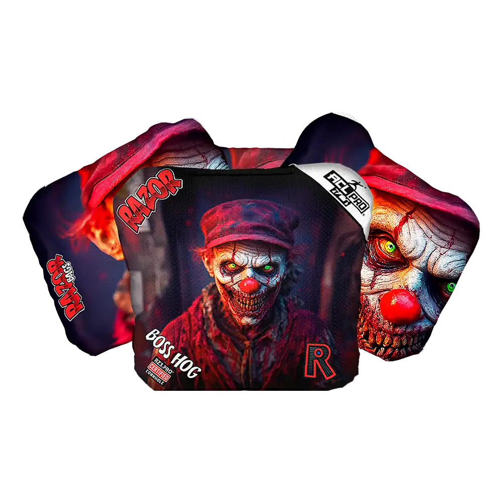 Razor Cornhole Bags | Boss Hog | Zombie ClownRazor Cornhole Bags