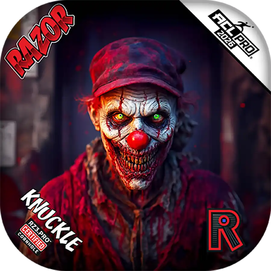 Razor Cornhole Bags | Knuckle PRO | Zombie Clown
