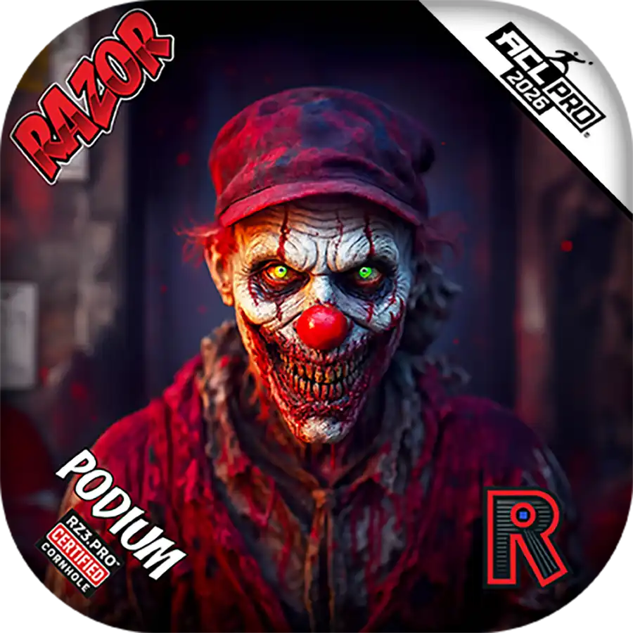 Razor Cornhole Bags | Podium PRO | Zombie Clown