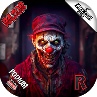 Razor Cornhole Bags | Podium PRO | Zombie Clown