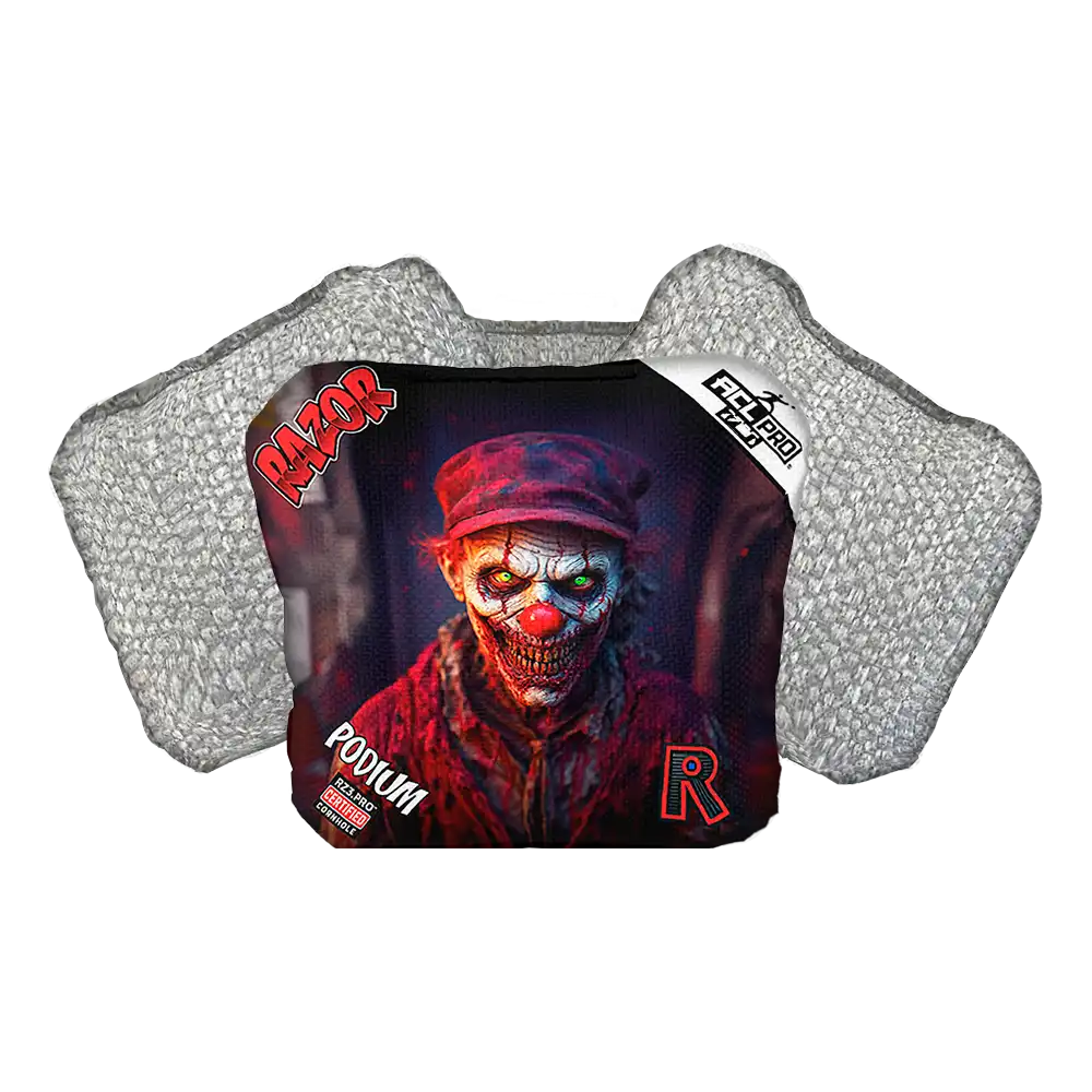 Razor Cornhole Bags | Podium PRO | Zombie Clown