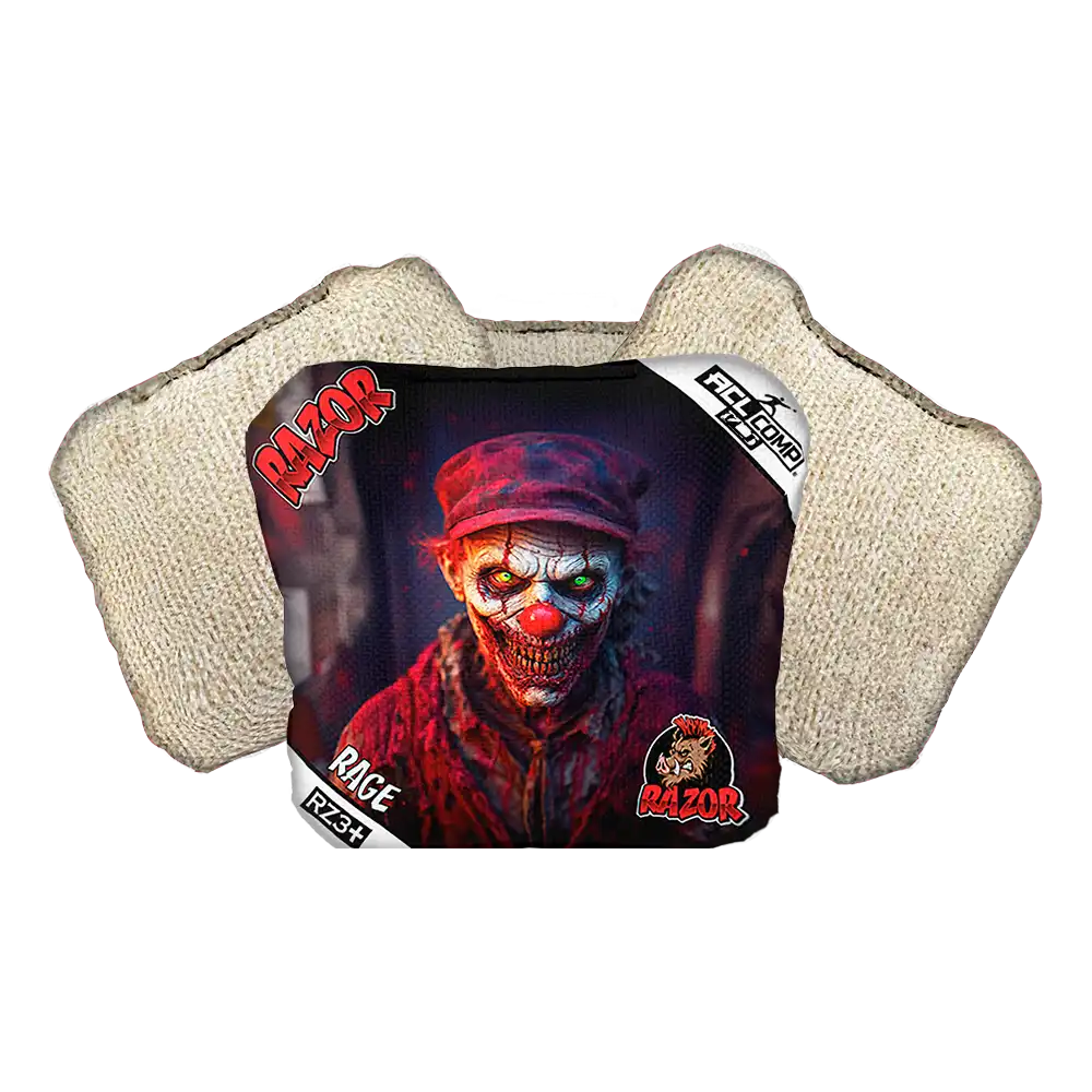 Razor Cornhole Bags | Rage | Zombie Clown
