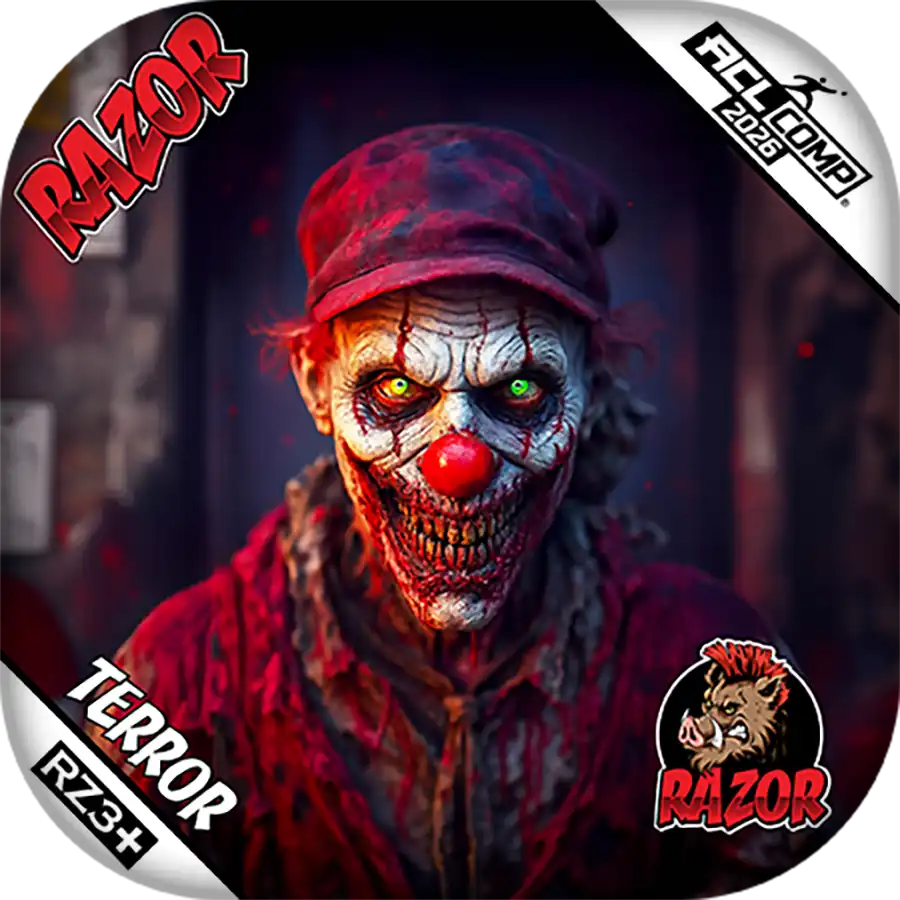 Razor Cornhole Bags | Terror | Zombie Clown