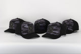 Killshots Cornhole 5 Panel Round-Bill Snap-Back "Assault" Hat - Camo
