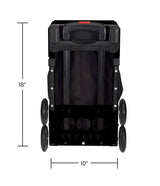 ZÜCA - Cornhole Sport Black - Black Non-Flashing Wheels