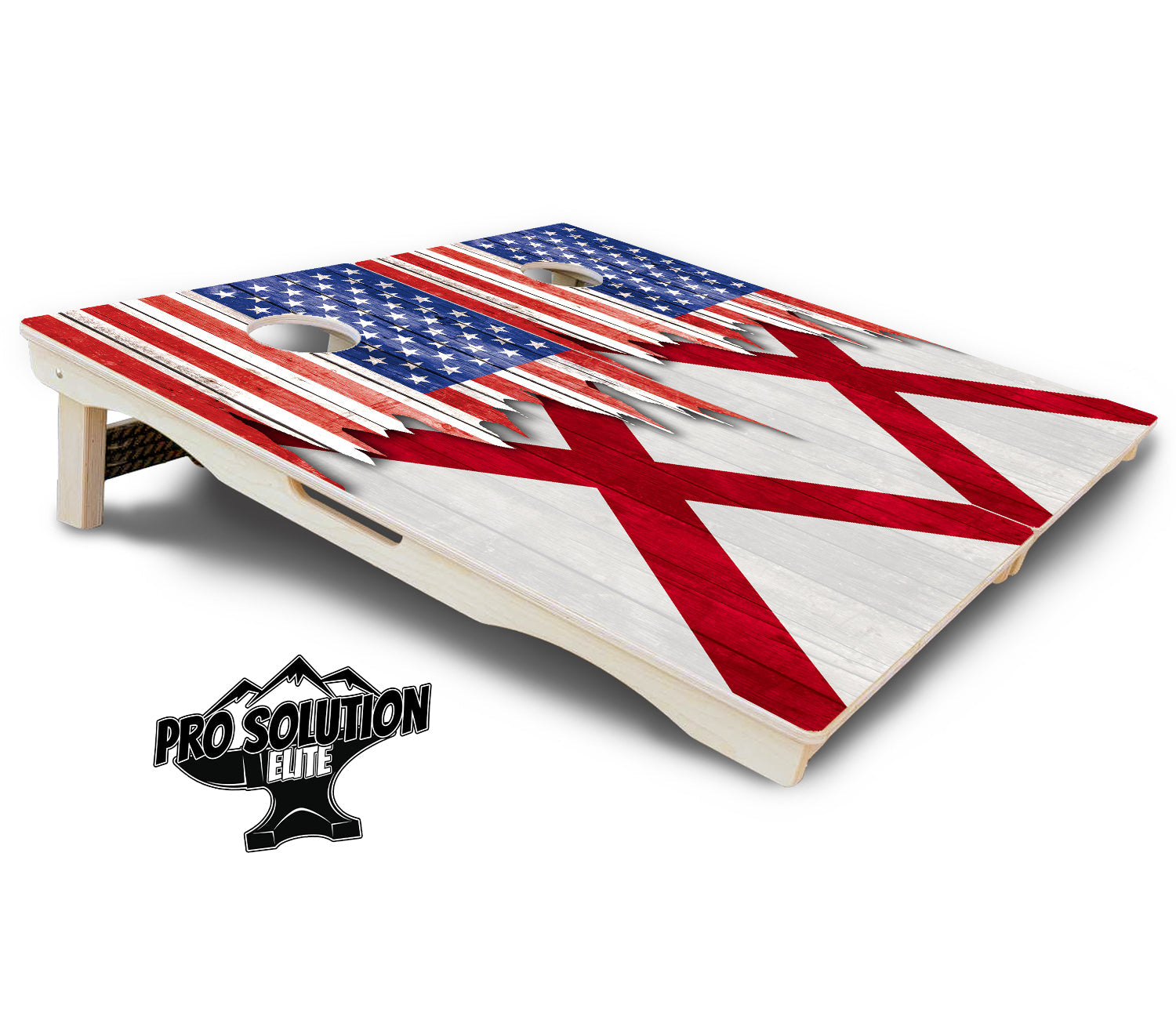 State Flag Designs Alabama to Georgia Cornhole Boards - Pro Solution Elite Series