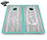 Anchor & Compass Cornhole Boards - Pro Solution Elite Series