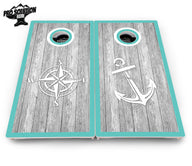 Anchor & Compass Cornhole Boards - Pro Solution Elite Series