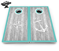 Anchor & Compass Cornhole Boards - Pro Solution Elite Series