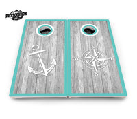 Anchor & Compass Cornhole Boards - Pro Solution Lite Series