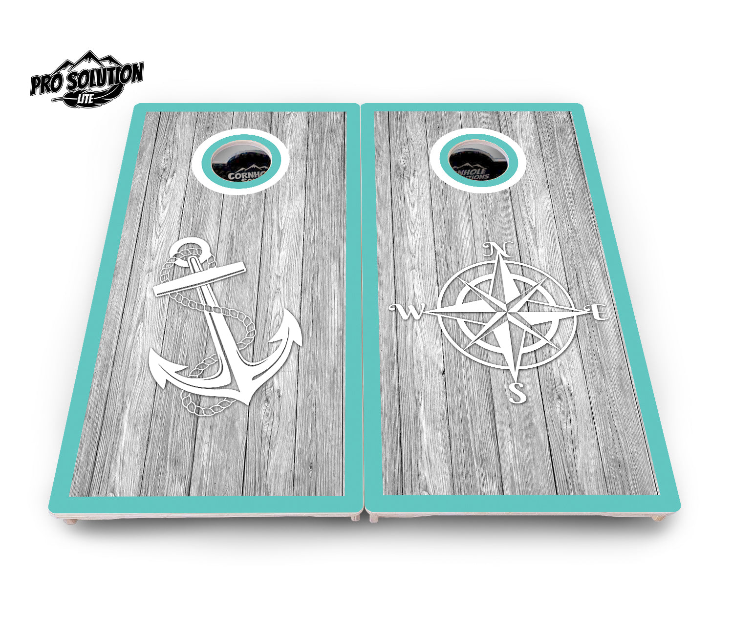 Anchor & Compass Cornhole Boards - Pro Solution Lite Series