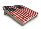 Mini Cornhole Boards - Antique Flag
