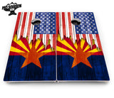 State Flag Designs Alabama to Georgia Cornhole Boards - Pro Solution Elite Series