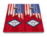 State Flags Alabama to Georgia Cornhole Boards - Professional Tournament Series