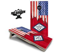 State Flag Designs Alabama to Georgia Cornhole Boards - Pro Solution Elite Series