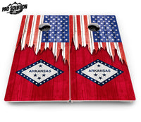 State Flag Designs Alabama to Georgia Cornhole Boards - Pro Solution Lite Series