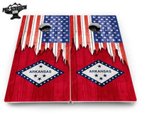 State Flag Designs Alabama to Georgia Cornhole Boards - Pro Solution Elite Series