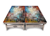 Colorful Brick Cornhole Boards - Professional Tournament Series