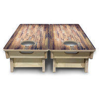 Mini Cornhole Boards - Barnwood Planks
