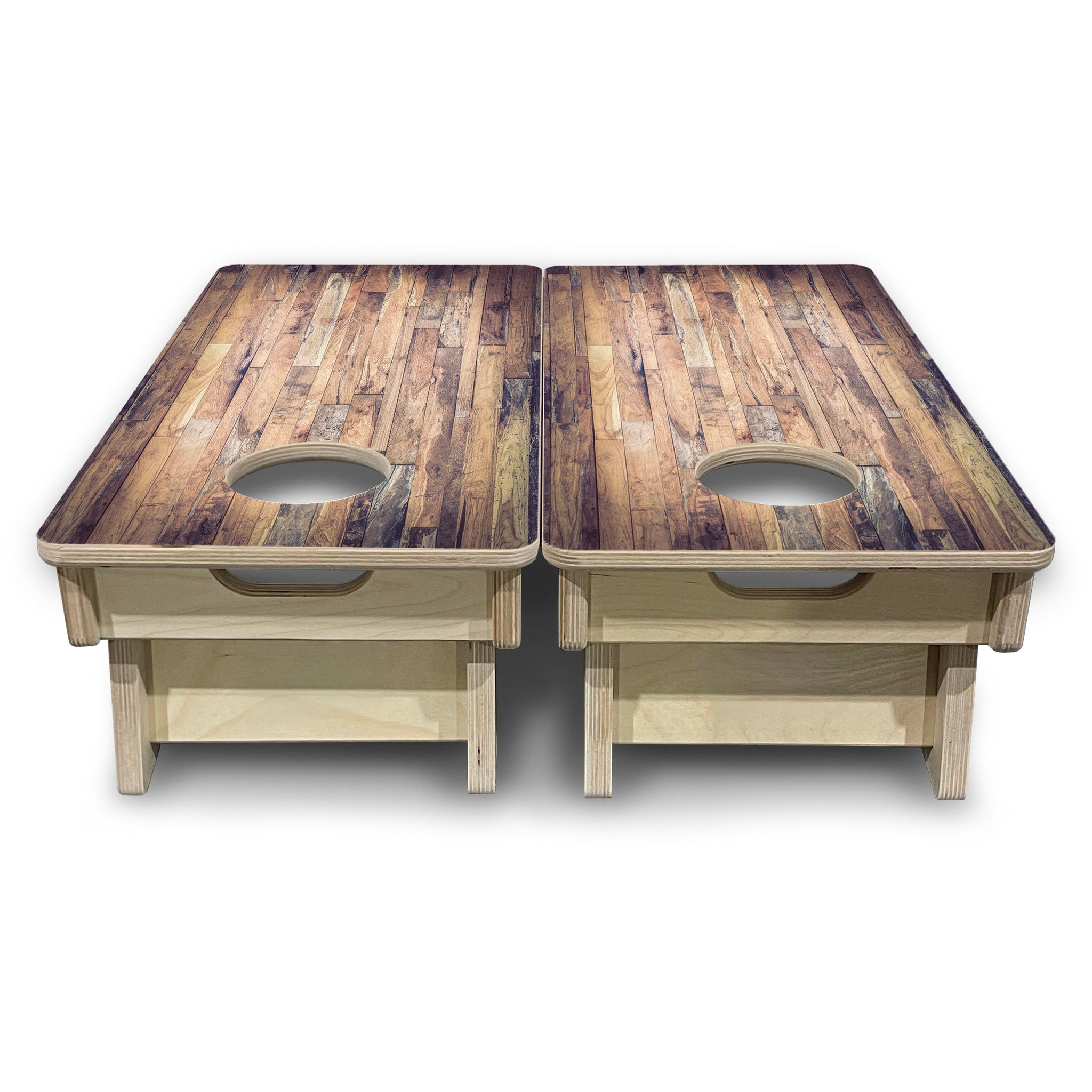 Mini Cornhole Boards - Barnwood Planks