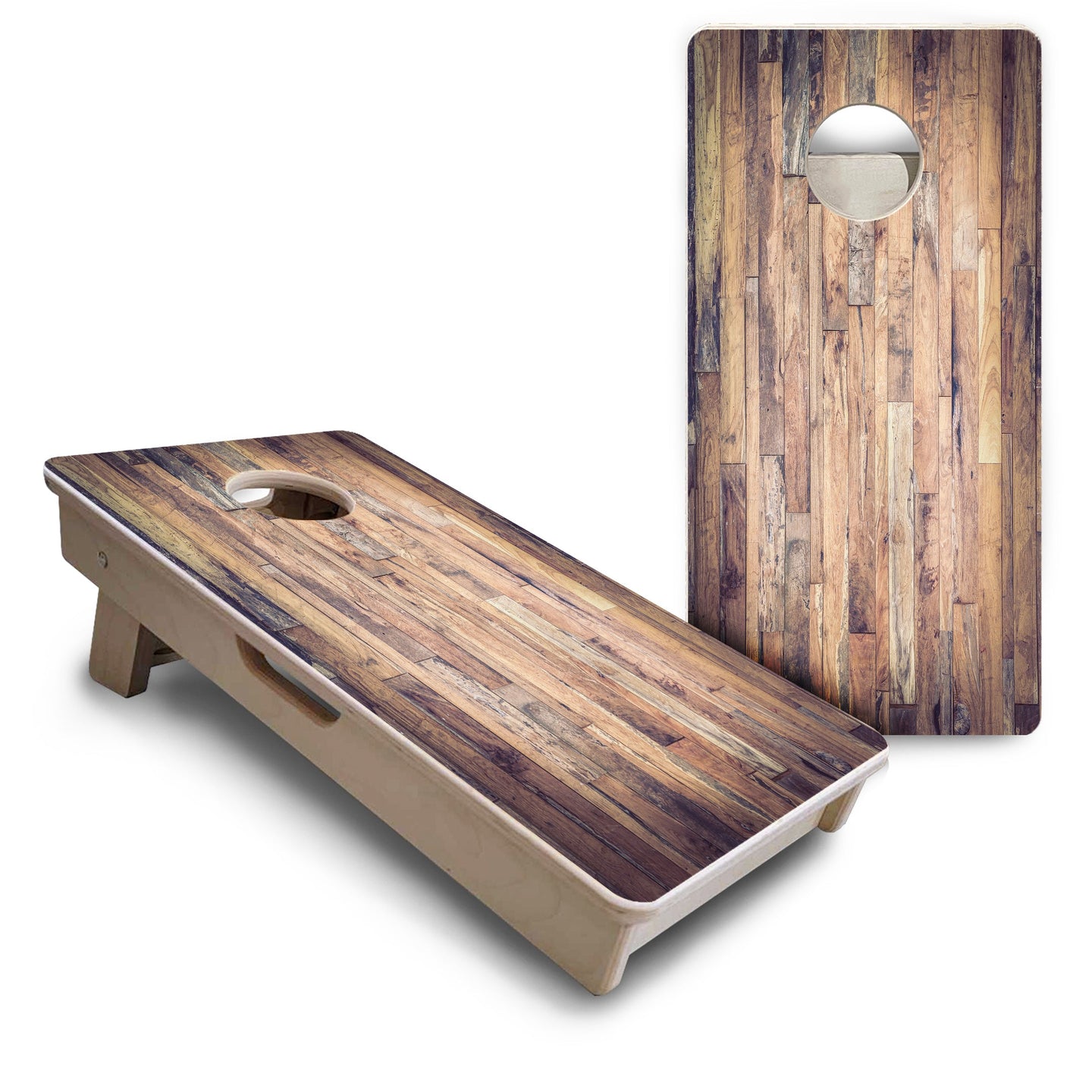 Mini Cornhole Boards - Barnwood Planks