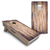 Mini Cornhole Boards - Barnwood Planks
