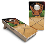 Mini Cornhole Boards - Baseball Theme