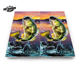 Bass Hole Cornhole Boards - Pro Solution Lite Series
