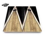 Team Color Triangle Cornhole Boards - Pro Solution Lite Series